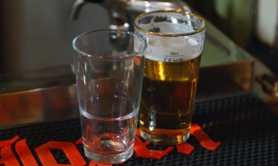 Verschillende vaasjes bier